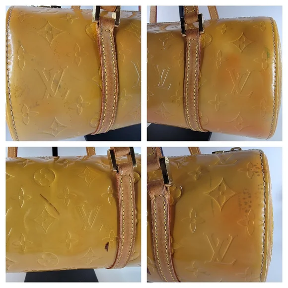 LOUIS VUITTON Monogram Papillon Vernis Patent Leather Handbag - Picture 10 of 11